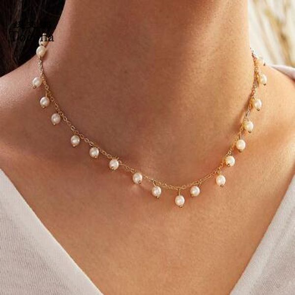 necklace 1pcs/sets charming pearl stone chocker necklace gold chain alloy metal wedding party jewelry gift accessories 8891, Silver
necklace 1pcs/sets charming pearl stone chocker necklace gold chain alloy metal wedding party jewelry gift accessories 8891, Silver