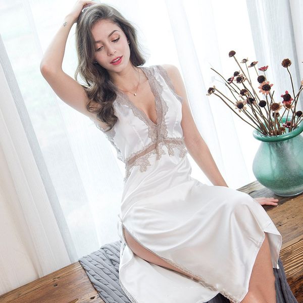 backless lady nightgown lace sleepwear satin spaghetti strap nightdress loose intimate lingerie nightwear kimono bath gown, Black;red
backless lady nightgown lace sleepwear satin spaghetti strap nightdress loose intimate lingerie nightwear kimono bath gown, Black;red