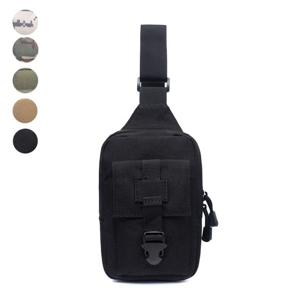 1000d Tactical Molle Shoulder Bag Pouch Backpack Travel Chest Pack Messenger Bag For Outdoor Hunting Camping