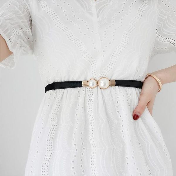 designer waistband women double pearl belt female black red white pu leather dress skirt waist elastic thin belts ladies gifts, Black;brown
designer waistband women double pearl belt female black red white pu leather dress skirt waist elastic thin belts ladies gifts, Black;brown