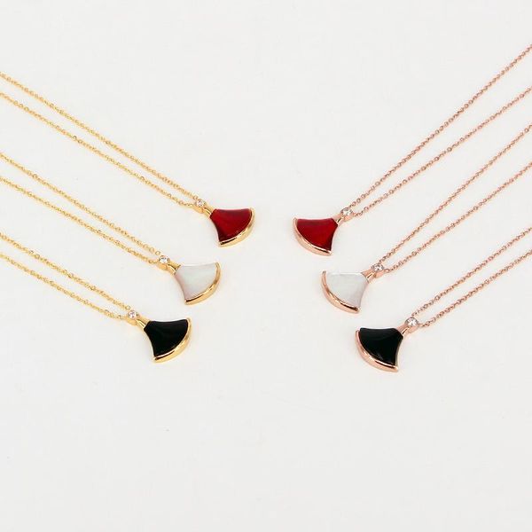 Fashion dress pendant necklace for women's inlaid shell plating 18K Gold Necklace Jewelry
Fashion dress pendant necklace for women's inlaid shell plating 18K Gold Necklace Jewelry