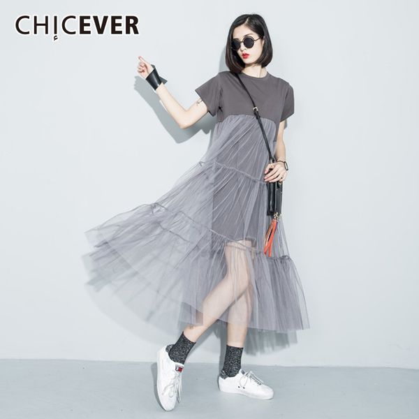 chicever летнее платье женский лоскутная сетки высокой талией с коротким рукавом свободные повседневные платья black для женщин большого раз, Black;gray
chicever летнее платье женский лоскутная сетки высокой талией с коротким рукавом свободные повседневные платья black для женщин большого раз, Black;gray