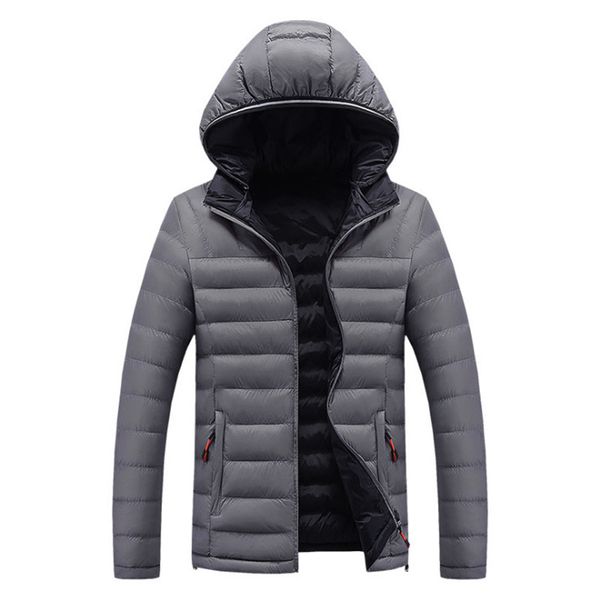 men's down & parkas autumn winter men est design double sided wear cotton jacket casual hooded windproof short coat, Black
men's down & parkas autumn winter men est design double sided wear cotton jacket casual hooded windproof short coat, Black