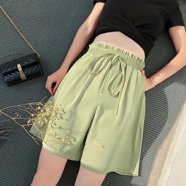 knee length casual streetwear wide leg shorts skirt shorts women loose straight high waist feminino elegant midi ladies, White;black
knee length casual streetwear wide leg shorts skirt shorts women loose straight high waist feminino elegant midi ladies, White;black