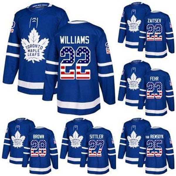 james van riemsdyk custom usa flag tiger williams nikita zaitsev eric fehr 28 connor brown darryl sittler toronto maple leafs hockey jersey, Black;red
james van riemsdyk custom usa flag tiger williams nikita zaitsev eric fehr 28 connor brown darryl sittler toronto maple leafs hockey jersey, Black;red