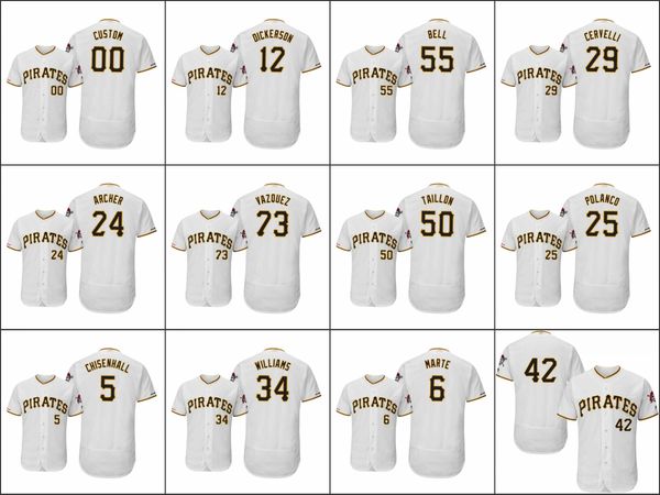pittsburgh пираты men # 6 старлинг marte 29 francisco cervelli 24 chris archer женщины молодежь flex base majestic home пользовательские дже, Black
pittsburgh пираты men # 6 старлинг marte 29 francisco cervelli 24 chris archer женщины молодежь flex base majestic home пользовательские дже, Black