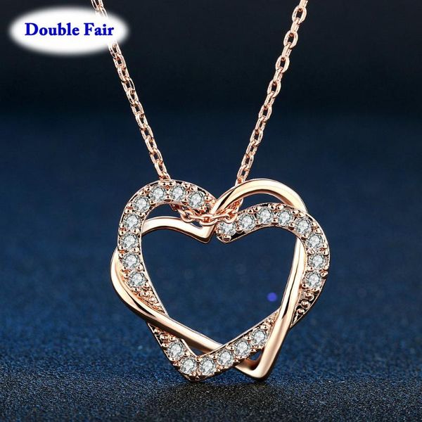 classic love heart designer cubic zirconia party necklaces & pendants rose gold silver color wedding jewelry dwn062m
classic love heart designer cubic zirconia party necklaces & pendants rose gold silver color wedding jewelry dwn062m