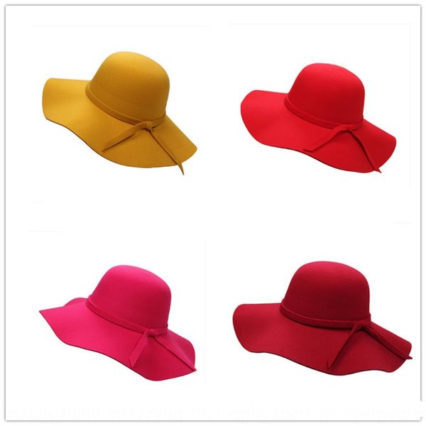 yiwu choke small pepper wool woolen fabric gift felt large brim hepburn style felt hat round hat, Blue;gray
yiwu choke small pepper wool woolen fabric gift felt large brim hepburn style felt hat round hat, Blue;gray