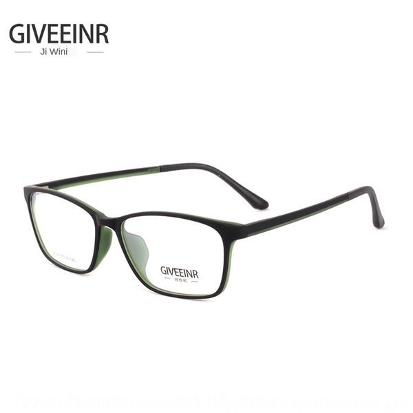 2019 new two-color tr90 frame men's and women's big face myopia glasses frame comfortable non-fading ems myopia glasses, Silver
2019 new two-color tr90 frame men's and women's big face myopia glasses frame comfortable non-fading ems myopia glasses, Silver