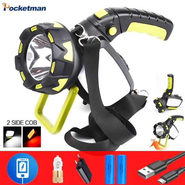 portable lanterns super bright usb rechargeable led camping lamp adjustable handle hiking strap light powerful spotlight use 18650 worklamp
portable lanterns super bright usb rechargeable led camping lamp adjustable handle hiking strap light powerful spotlight use 18650 worklamp