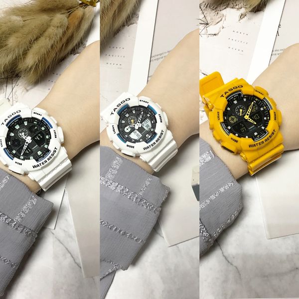 ins multi-functional luminous electronic sports waterproof luminous electronic couple watch korean fashion student watch factory, Blue
ins multi-functional luminous electronic sports waterproof luminous electronic couple watch korean fashion student watch factory, Blue