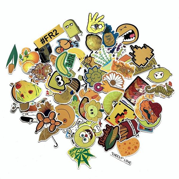5 sets = 350pcs yellow new cartoon sticker skateboard electric car refrigerator waterproof sticker
5 sets = 350pcs yellow new cartoon sticker skateboard electric car refrigerator waterproof sticker