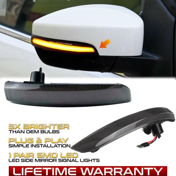 2pc dynamic turn signal light led side wing rearview mirror indicator blinker light for ecosport kuga escape 13-18
2pc dynamic turn signal light led side wing rearview mirror indicator blinker light for ecosport kuga escape 13-18