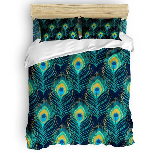 bedding sets peacock feather cyan duvet cover set warm and comfortable 2/3/4pcs bed sheet pillowcases
bedding sets peacock feather cyan duvet cover set warm and comfortable 2/3/4pcs bed sheet pillowcases