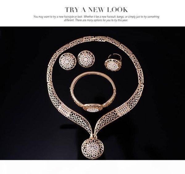 new jewelry sets african beads collar statement necklace earring bangle fine ring for women cz diamond vintage party accessories, Black
new jewelry sets african beads collar statement necklace earring bangle fine ring for women cz diamond vintage party accessories, Black
