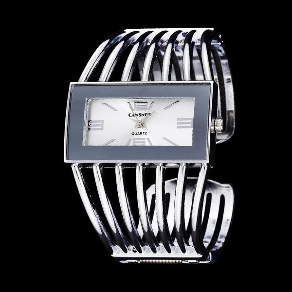 foreign trade new creative bracelet watch female alloy quartz watch square fashion trend in europe and america high-end, Slivery;brown
foreign trade new creative bracelet watch female alloy quartz watch square fashion trend in europe and america high-end, Slivery;brown