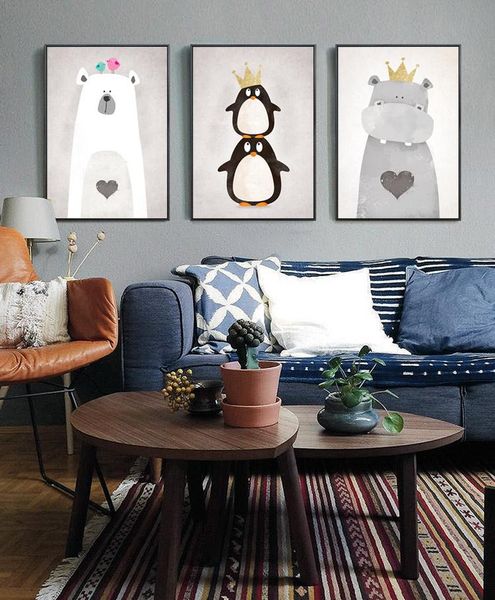 nordic cartoon abstract animal wall art pictures painting wall art for living room home decor (no frame
nordic cartoon abstract animal wall art pictures painting wall art for living room home decor (no frame