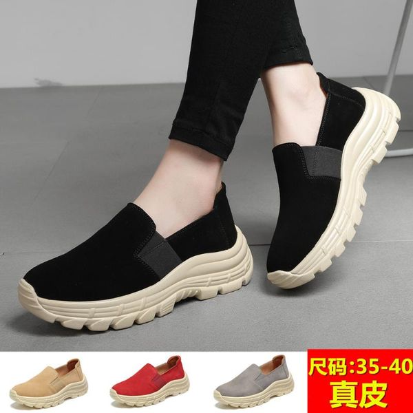 2020 spring women flats shoes platform sneakers shoes leather suede casual slip on flats heels creepers moccasins 35-40, Black
2020 spring women flats shoes platform sneakers shoes leather suede casual slip on flats heels creepers moccasins 35-40, Black