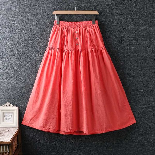 2020 new summer artistic hipster elastic waist cotton and linen skirt loose skirt women, Black
2020 new summer artistic hipster elastic waist cotton and linen skirt loose skirt women, Black