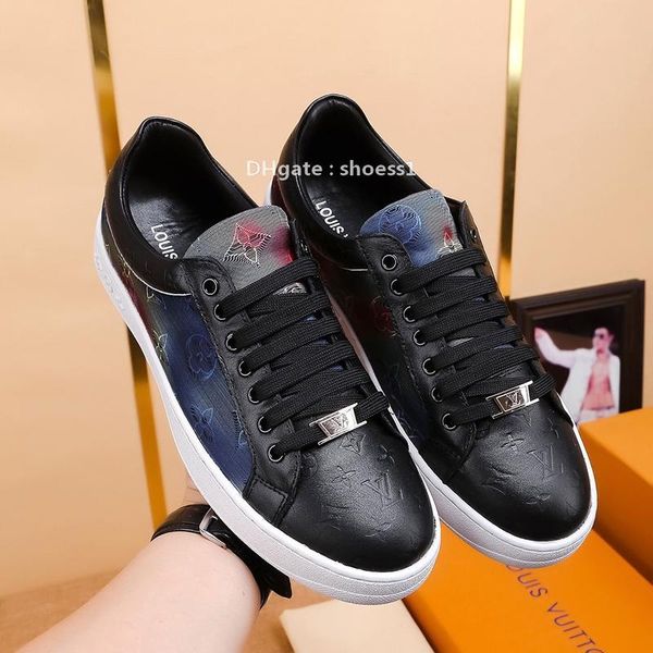 21210 luxury design leather fashion printed sports shoes all -match breathable mens casual shoes mens banquet shoes size :38 -4, Black
21210 luxury design leather fashion printed sports shoes all -match breathable mens casual shoes mens banquet shoes size :38 -4, Black
