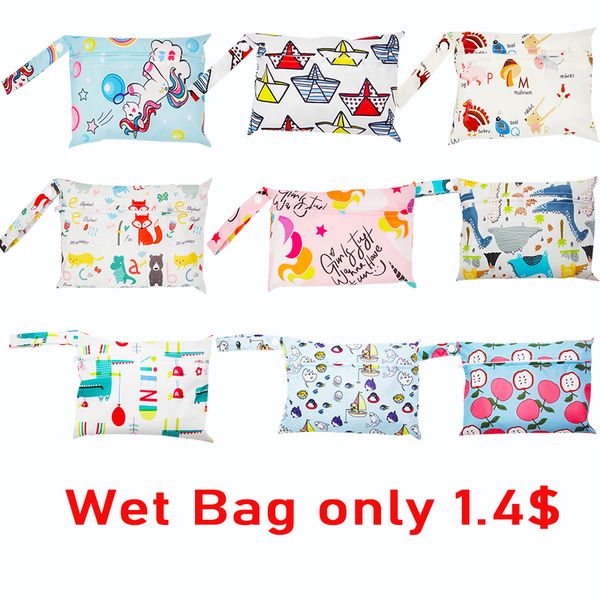 Animal Cartoon Cute Mommy Small Diaper Bag Newborn Baby Stroller Accessories Mother Nursing Nappy Changing Wetbag Waterproof