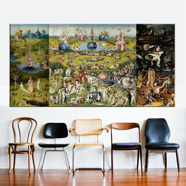 the garden of earthly delights canvas art painting art reproductions by hieronymus nordic wall art picture for living room home decoration
the garden of earthly delights canvas art painting art reproductions by hieronymus nordic wall art picture for living room home decoration