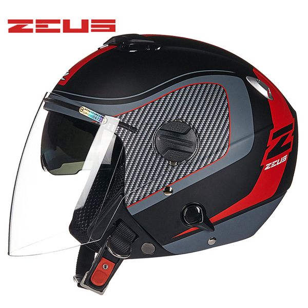 zeus motorcycle dual visors half helmet 4 seasons motorbike open face capacete da motocicleta cascos moto casque xxxl helmets
zeus motorcycle dual visors half helmet 4 seasons motorbike open face capacete da motocicleta cascos moto casque xxxl helmets
