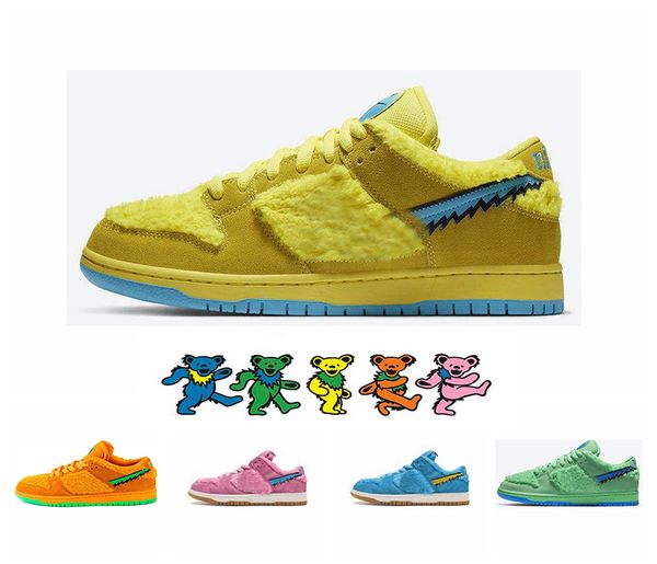 2020 new sb dunk low grateful dead bears yellow spark bright ceramic opti yellow designer dancing bears skateboarding running shoes 36-46
2020 new sb dunk low grateful dead bears yellow spark bright ceramic opti yellow designer dancing bears skateboarding running shoes 36-46