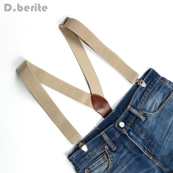 new men's suspenders braces adjustable metal clip-on solid beiges bd601, Black;white
new men's suspenders braces adjustable metal clip-on solid beiges bd601, Black;white