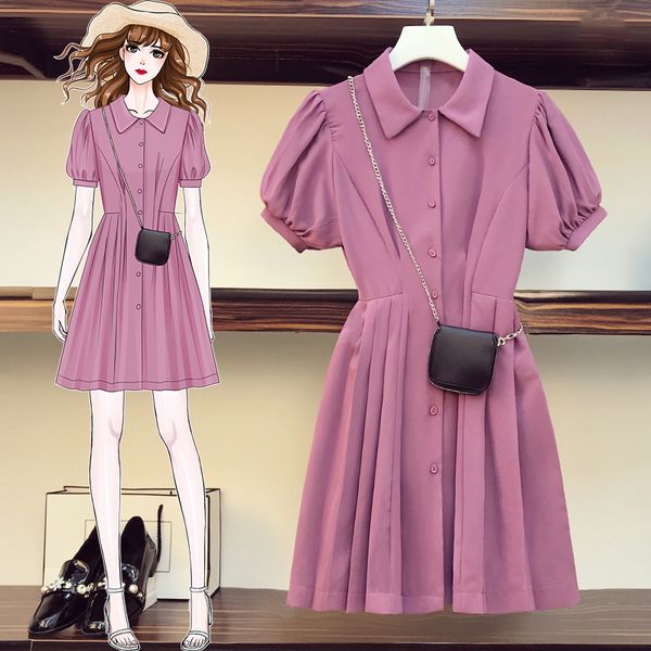 casual dresses elagant women midi shirt dress lantern sleeve short turndown collar female plus size, Black;gray
casual dresses elagant women midi shirt dress lantern sleeve short turndown collar female plus size, Black;gray