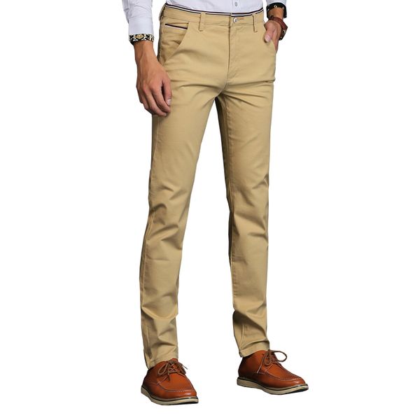 28-38 плюс размер мужчины марка тонкий fit pants новых людей вскользь упругие длинные брюки высокого качества 100% хлопок бизнес casual male, Black
28-38 плюс размер мужчины марка тонкий fit pants новых людей вскользь упругие длинные брюки высокого качества 100% хлопок бизнес casual male, Black