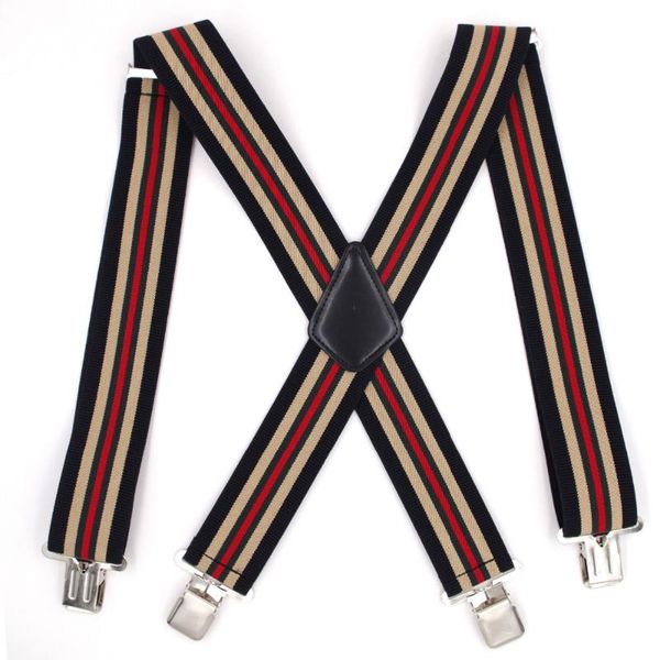 new suspenders fashion 4 clips braces elastic adjustable suspensorio bretelles tirantes casual trousers ligas size5*120cm, Black;white
new suspenders fashion 4 clips braces elastic adjustable suspensorio bretelles tirantes casual trousers ligas size5*120cm, Black;white