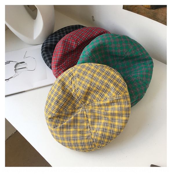 new classic plaid painter hat female korean fashion painter's hat beret casual students shopping art ins beret, Blue;gray
new classic plaid painter hat female korean fashion painter's hat beret casual students shopping art ins beret, Blue;gray