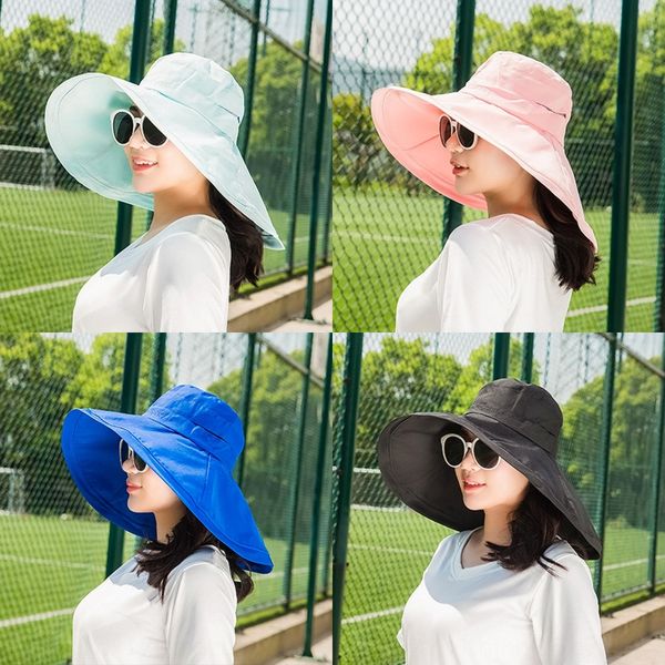 fisherman fisherman sunscreen female korean style fashionable all-match big edge sunscreen uv-proof sunhat beach hat, Blue;gray
fisherman fisherman sunscreen female korean style fashionable all-match big edge sunscreen uv-proof sunhat beach hat, Blue;gray