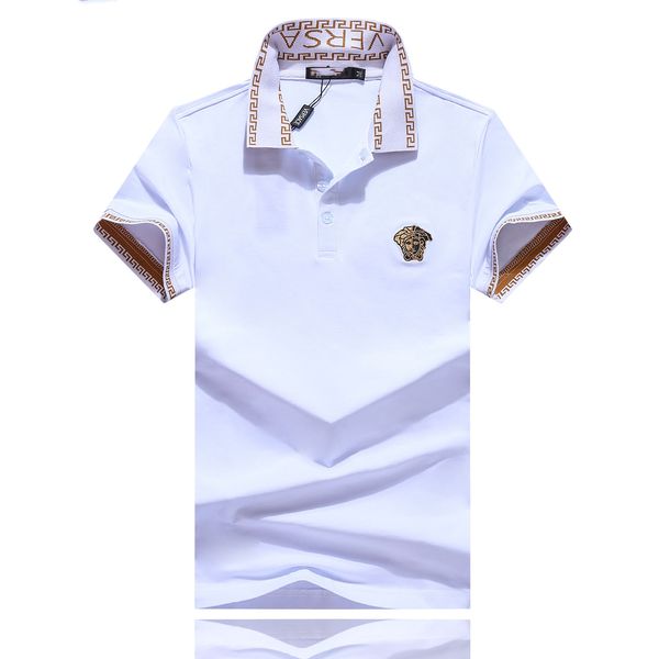 luxury european italiansummer mens luxury quality cotton polo shirts colors short sleeve printed summer t shirt down collar designers, White;black
luxury european italiansummer mens luxury quality cotton polo shirts colors short sleeve printed summer t shirt down collar designers, White;black