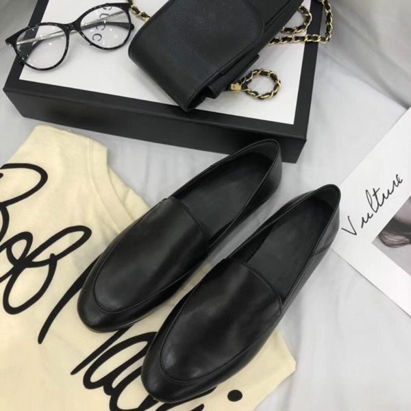 designer brand women's loafers shoes genuine leather women's shoes slip on shallow flats for seasons luxury package, Black
designer brand women's loafers shoes genuine leather women's shoes slip on shallow flats for seasons luxury package, Black