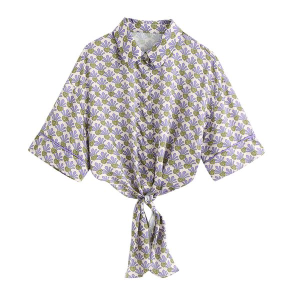 rr casual loose turn down collar blouses women fashion knot printed shirts women elegant half sleeve female ladies gab, White
rr casual loose turn down collar blouses women fashion knot printed shirts women elegant half sleeve female ladies gab, White
