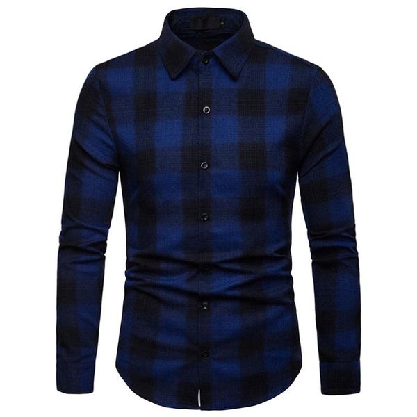 men's casual shirts 2021 plaid men shirt fashion steetwear mens turn down collar long sleeve masculina camisas drop, White;black
men's casual shirts 2021 plaid men shirt fashion steetwear mens turn down collar long sleeve masculina camisas drop, White;black