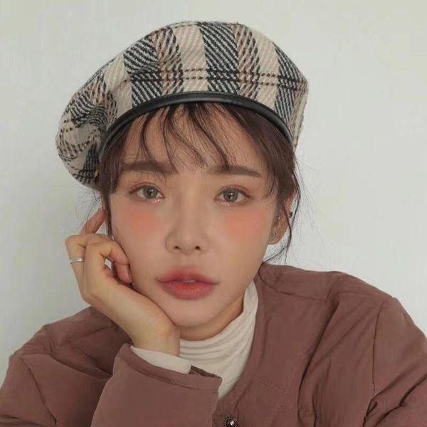 ins korean twill plaid woolen beret literary painter all-match painter beret octagonal hat casual octagonal hat a, Blue;gray
ins korean twill plaid woolen beret literary painter all-match painter beret octagonal hat casual octagonal hat a, Blue;gray