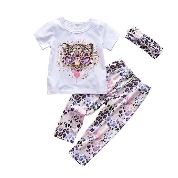 summer baby girl clothes lovely colorful animal short sleeve t-shirt fashion leopard pants and headband toddler 3pcs baby set, White
summer baby girl clothes lovely colorful animal short sleeve t-shirt fashion leopard pants and headband toddler 3pcs baby set, White