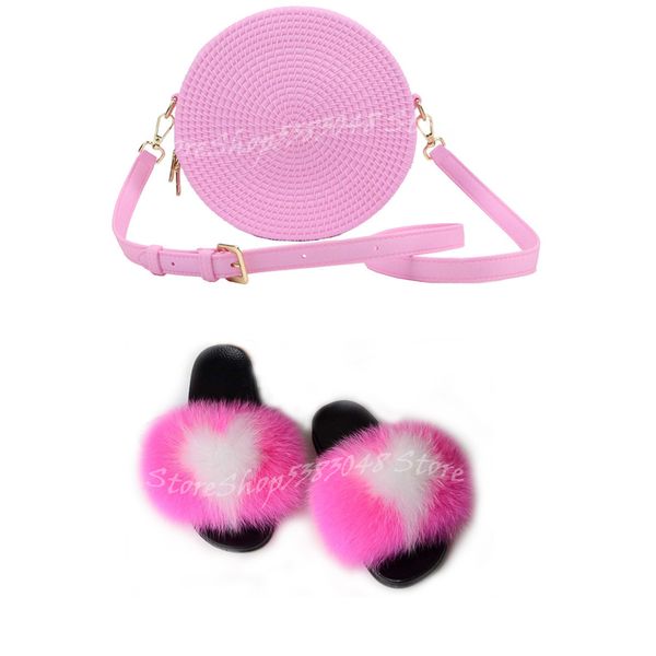 fashion plush fur slippers furry fur slides sweet rainbow jelly bag women shoulder bag ladies braided round wholesale, Black
fashion plush fur slippers furry fur slides sweet rainbow jelly bag women shoulder bag ladies braided round wholesale, Black