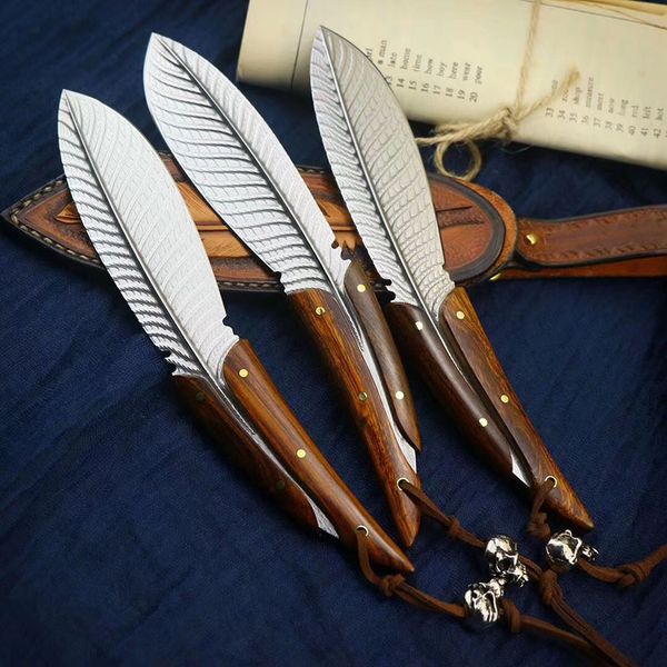 Folding Forged Damascus Steel Feather Grain Tactical Straight Knife Fixed Blade Outdoor Rescue Camping Survival Knife Micro BM 940 3310 3300
Folding Forged Damascus Steel Feather Grain Tactical Straight Knife Fixed Blade Outdoor Rescue Camping Survival Knife Micro BM 940 3310 3300