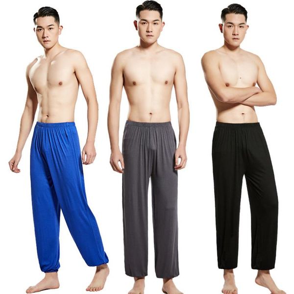 men's sports pants modal fitness pants casual running air conditioning silky fabric loose dropship, Black
men's sports pants modal fitness pants casual running air conditioning silky fabric loose dropship, Black