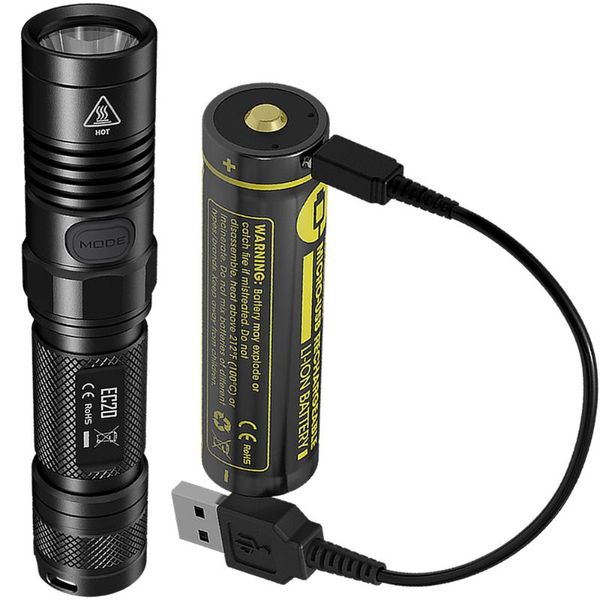 wholesale nitecore ec20 960lms cree xm-l2 u2 led + usb port rechargeable battery + charging cable portable spotlights
wholesale nitecore ec20 960lms cree xm-l2 u2 led + usb port rechargeable battery + charging cable portable spotlights
