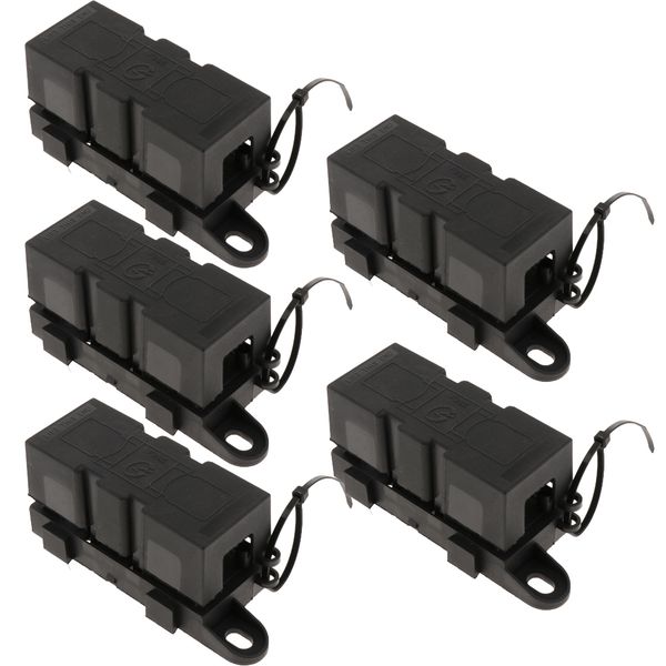 5 pieces mega fuse block/holder with cover universal for rv/van/truck 
5 pieces mega fuse block/holder with cover universal for rv/van/truck
