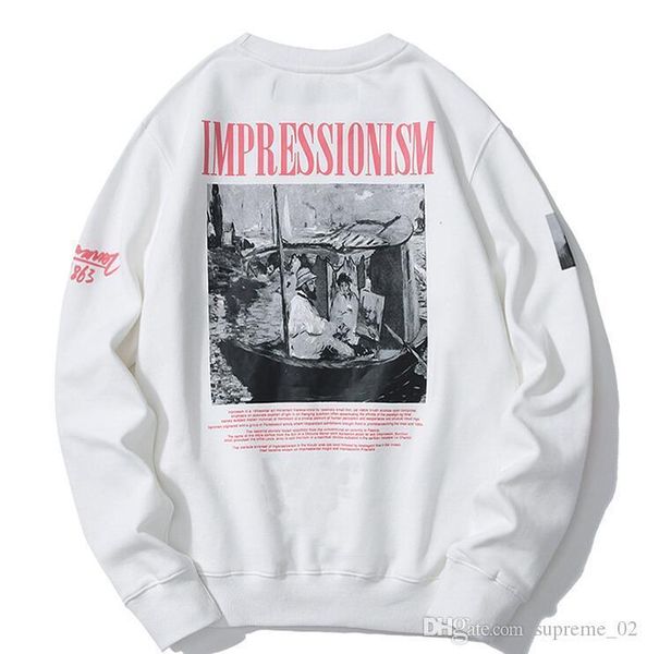 designer hoodie new style monet portrait oil painting graffiti letter arrow cotton hooded round neck sweater sweatshirt, Black
designer hoodie new style monet portrait oil painting graffiti letter arrow cotton hooded round neck sweater sweatshirt, Black