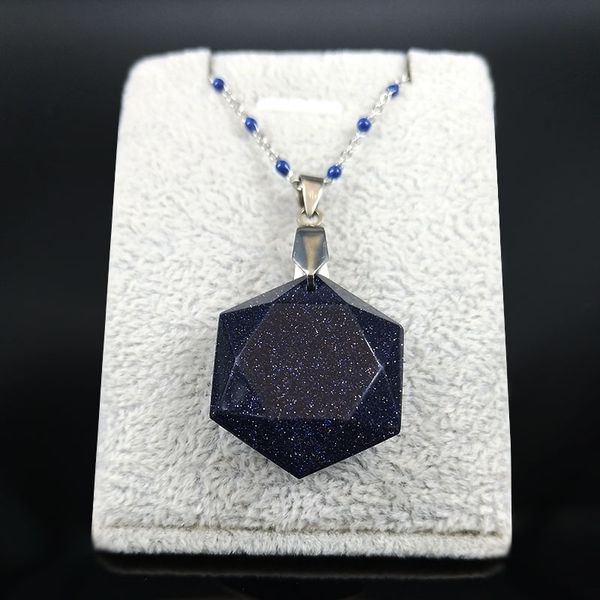 2020 hexagram blue sandstone stainless steel statement necklace women silver color chain necklace jewelry collar mujer ng26s04
2020 hexagram blue sandstone stainless steel statement necklace women silver color chain necklace jewelry collar mujer ng26s04