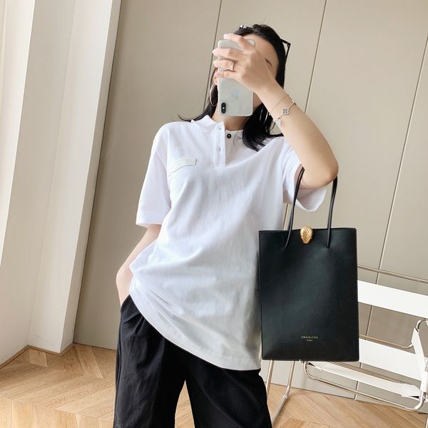 20 spring and summer new ac white collage polo smiley face coat t-shirt women's t-shirt cl0070-183
20 spring and summer new ac white collage polo smiley face coat t-shirt women's t-shirt cl0070-183