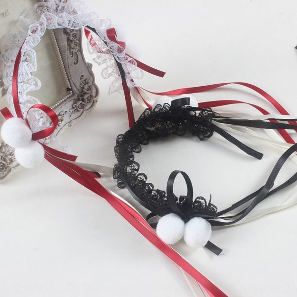 luo lita accessories two-dimensional soft girl lace lace hair band bow ribbon maid cute girl hair band, Slivery;white
luo lita accessories two-dimensional soft girl lace lace hair band bow ribbon maid cute girl hair band, Slivery;white