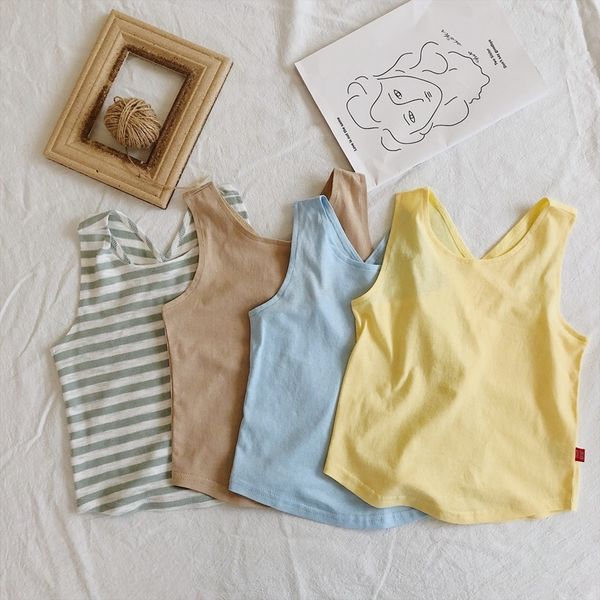 joejoehouse children's four-color cotton and linen light cross vest summer baby boys and girls children's clothing vest clothing, Blue
joejoehouse children's four-color cotton and linen light cross vest summer baby boys and girls children's clothing vest clothing, Blue